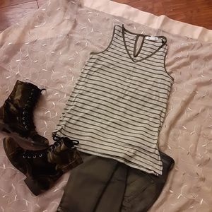 Olive colored tank top